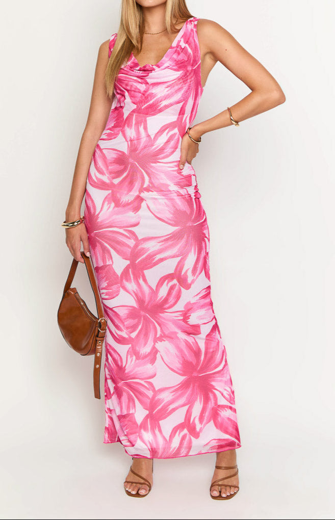 Como Pink Maxi Dress