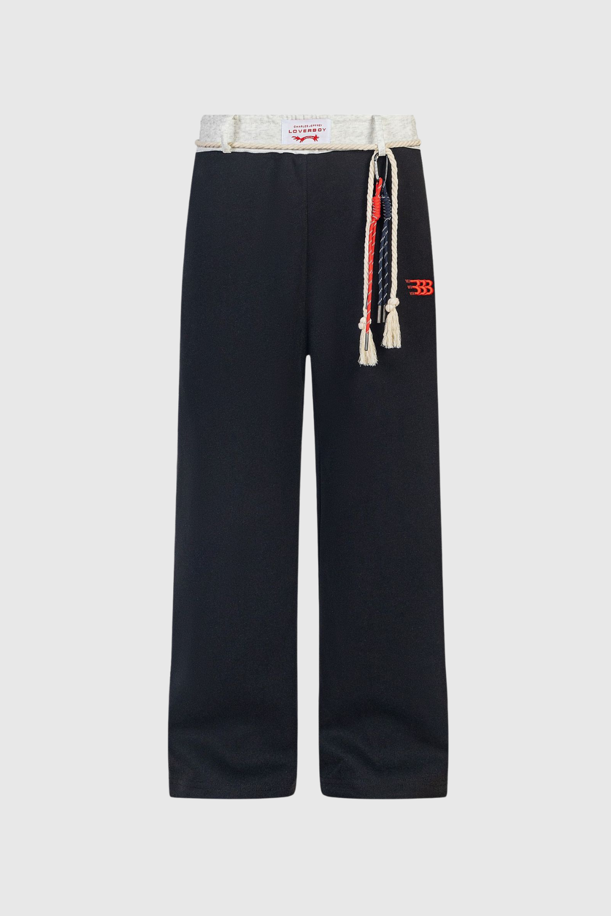 Boann Fringe Pants in Black