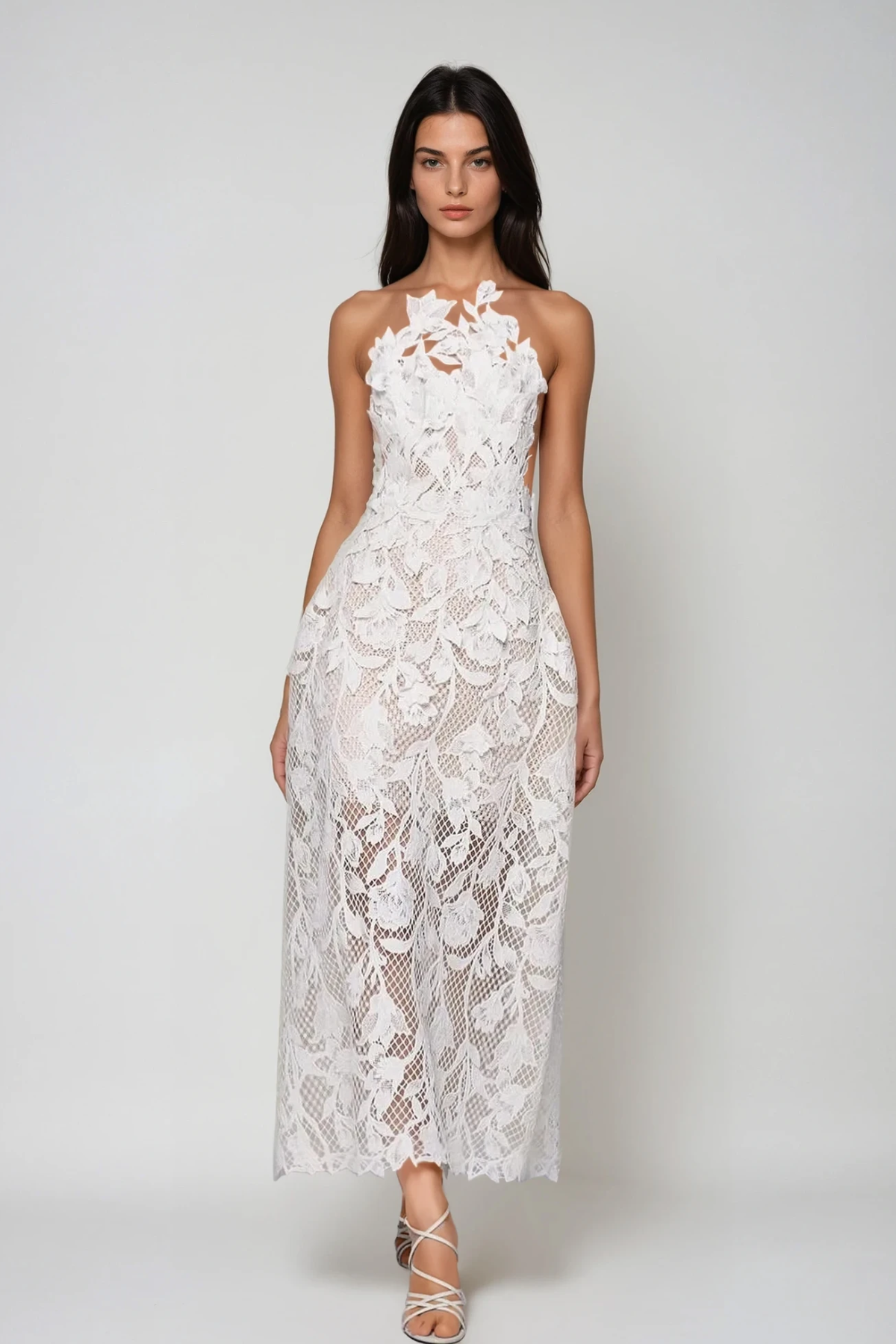 Bodie Lace Maxi Dress
