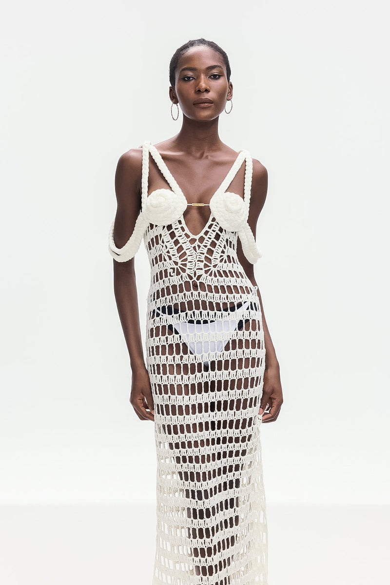 Bogumir Cutout Knit Maxi Dress