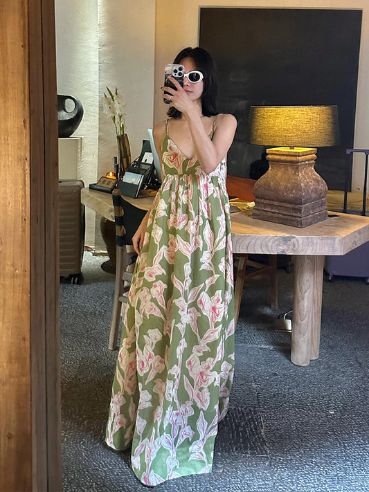 Printed Maxi Dress _ the Perfect Beach Getaway Dress