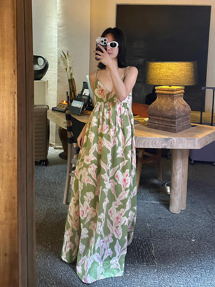 Printed Maxi Dress _ the Perfect Beach Getaway Dress