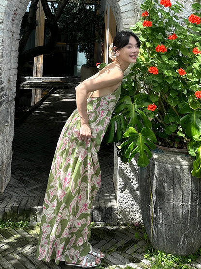 Printed Maxi Dress _ the Perfect Beach Getaway Dress