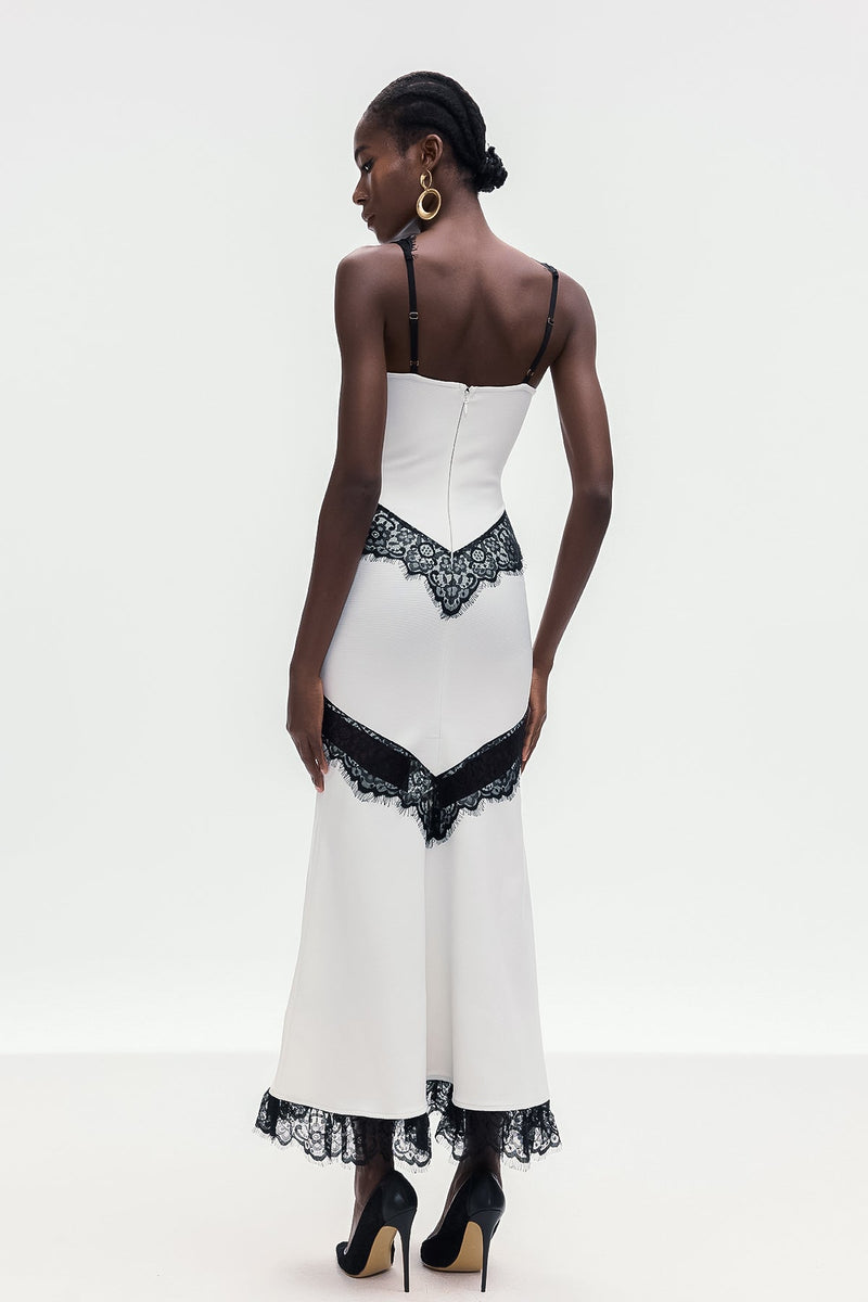 Bohort Lace Sleeveless Maxi Dress