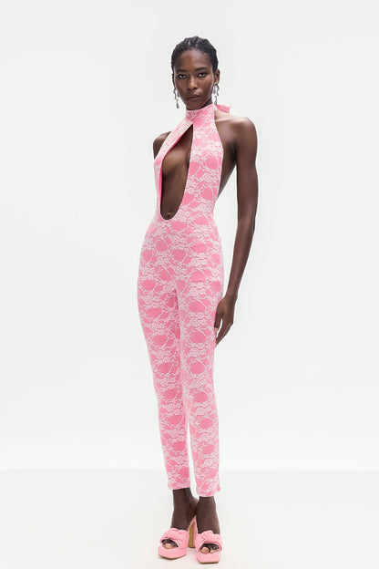 Bohumil Lace Cutout Jumpsuit