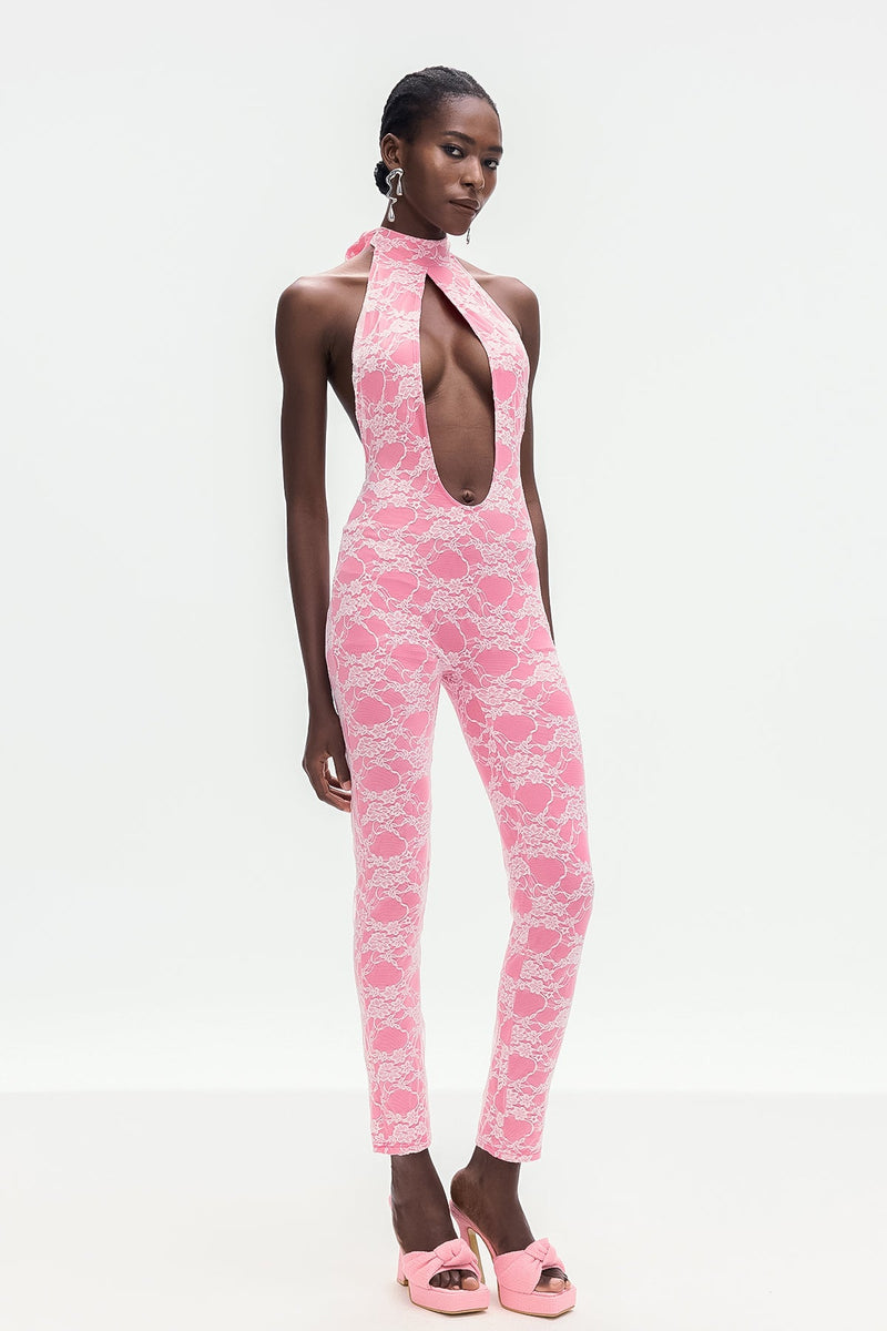 Bohumil Lace Cutout Jumpsuit
