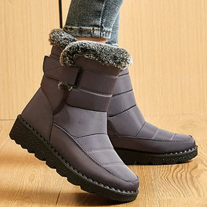 Snow Plush Platform Flat Keep Warm Snow Boot