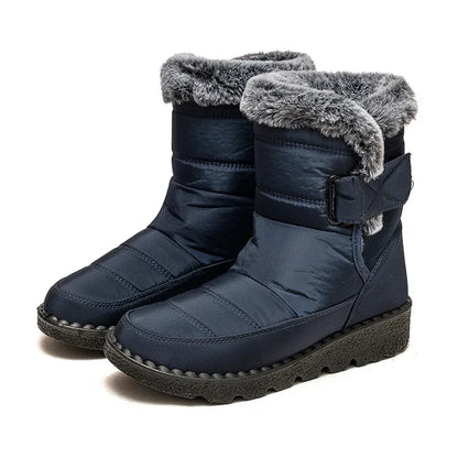 Snow Plush Platform Flat Keep Warm Snow Boot
