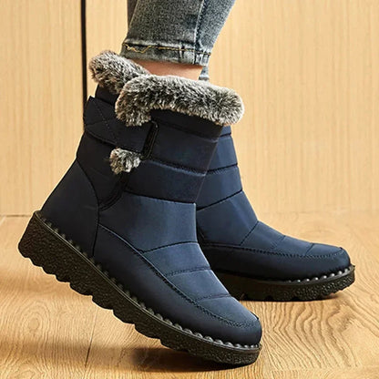 Boots Snow Plush Shoes Woman Platform Boots Flat Keep Warm Shoes Winter Boots Botas Mujer