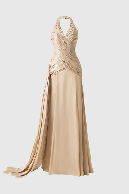 Boyce Ruch Plunge Maxi Dress