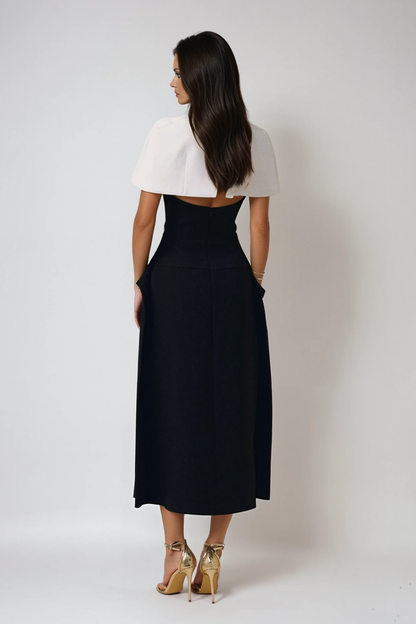 Brad Shawl Two Piece Maxi Dress