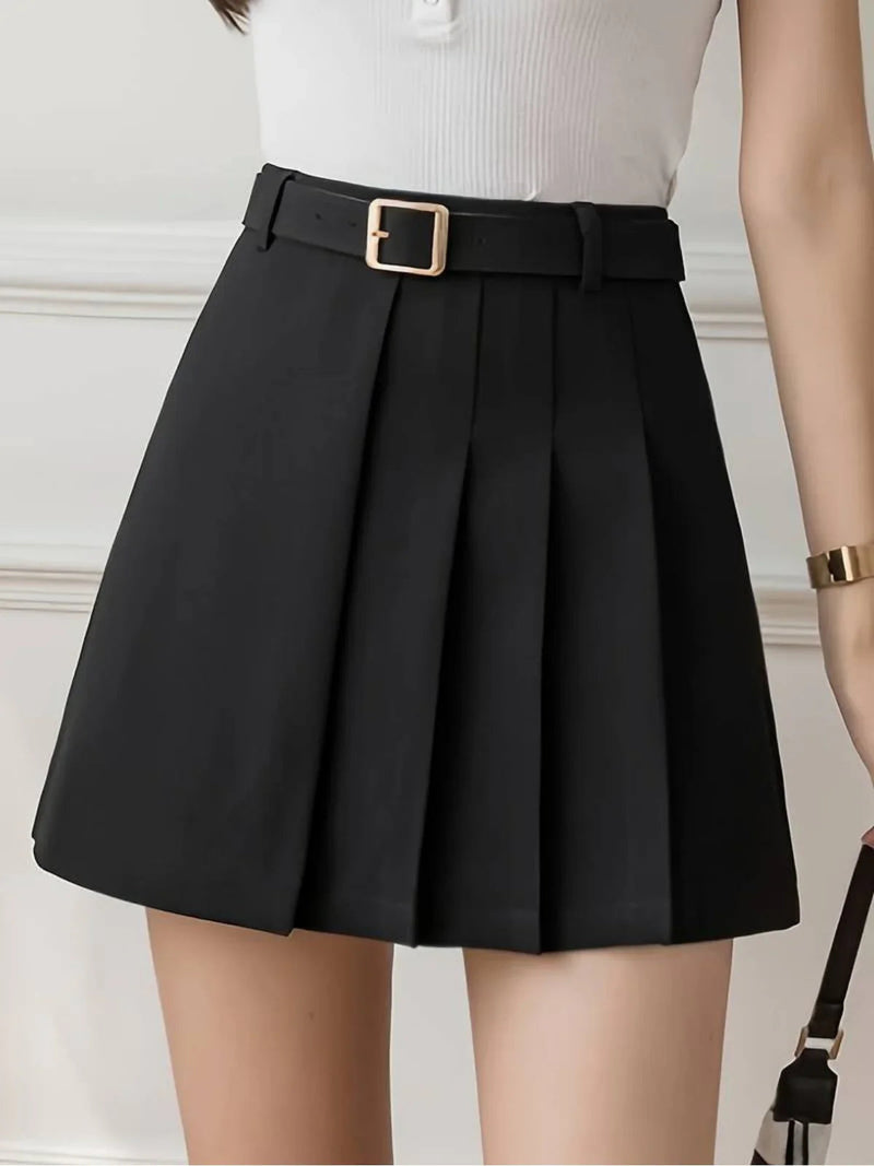 Style Pleated Skirt Short Skirt