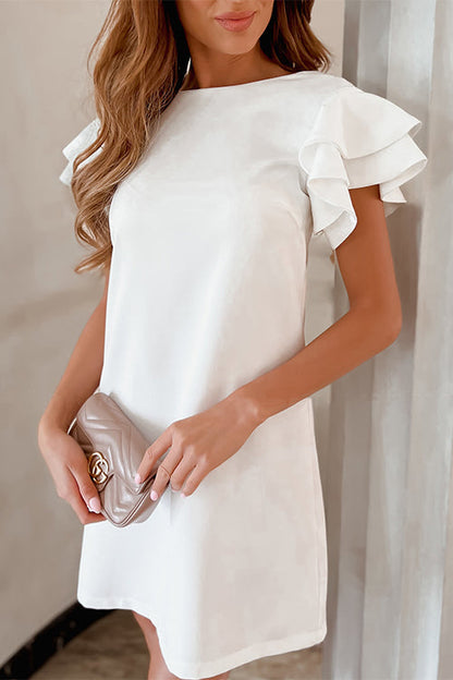 Moxidress Heaps Sleeve Cozy Mini Dress