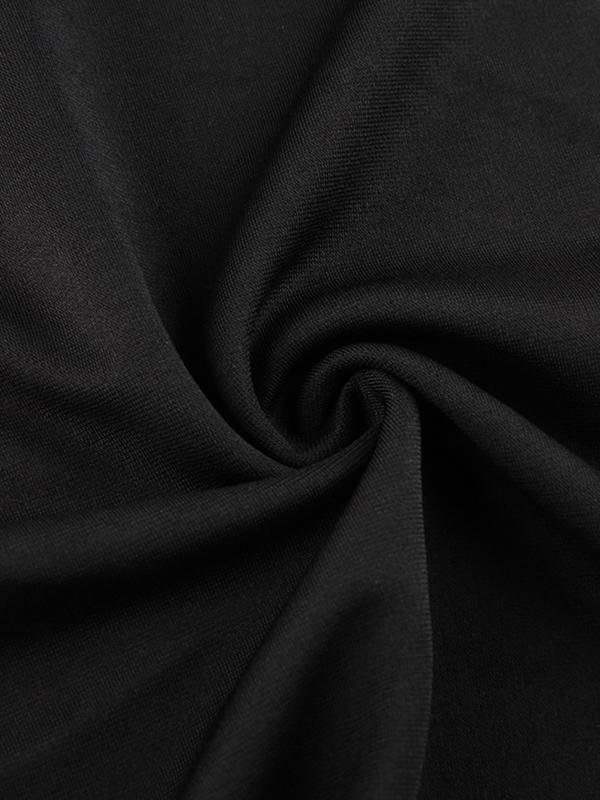 Black Y2k Halter Party Slim Mini Dress