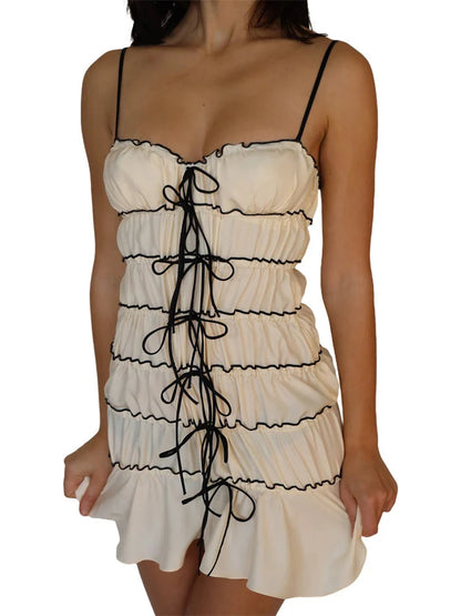 Sleeveless Y2k Party Mini Dresses