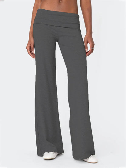 Low Waist Color Loose Street Pant