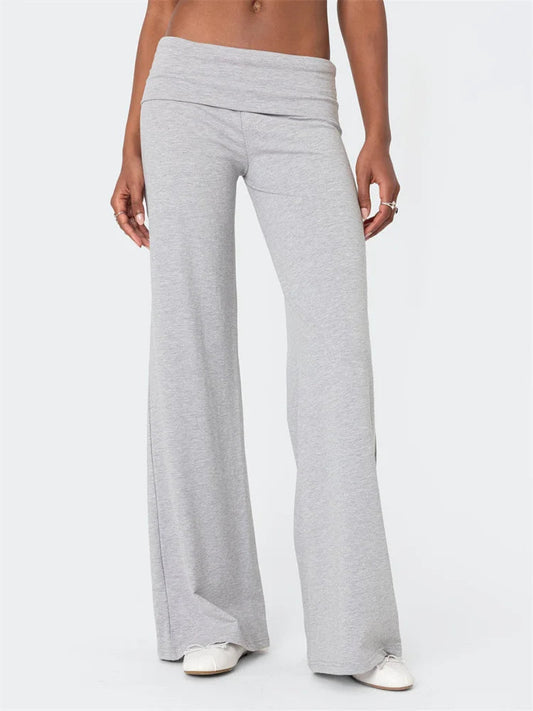 Low Waist Color Loose Street Pant
