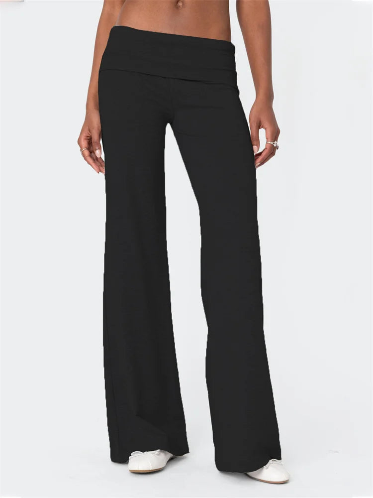 Low Waist Color Loose Street Pant