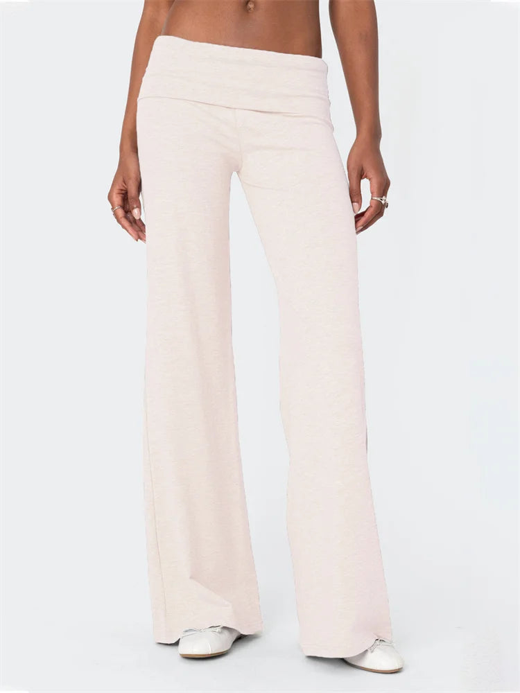 Low Waist Color Loose Street Pant