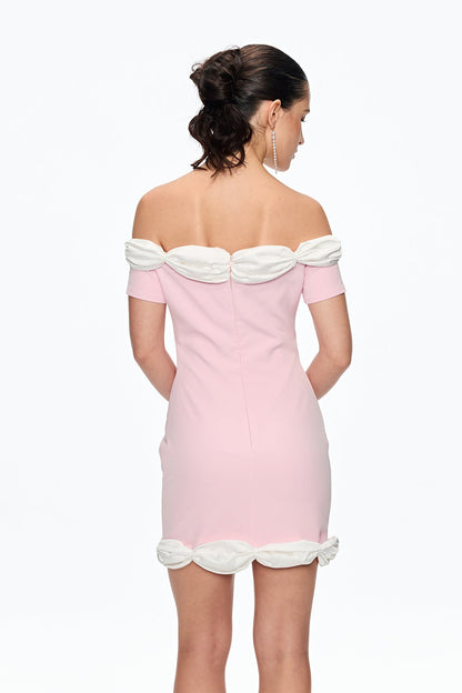 Cahya Off Shoulder Mini Dress
