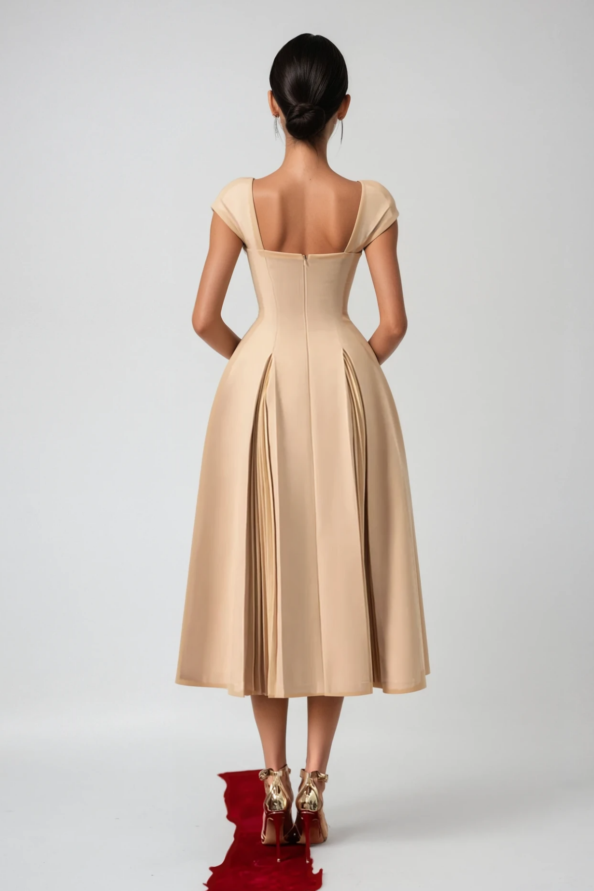 Candelario Ruch Midi Dress