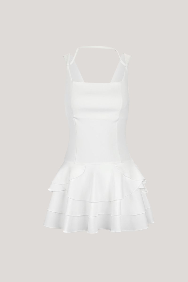 Candelas Ruffle Mini Dress
