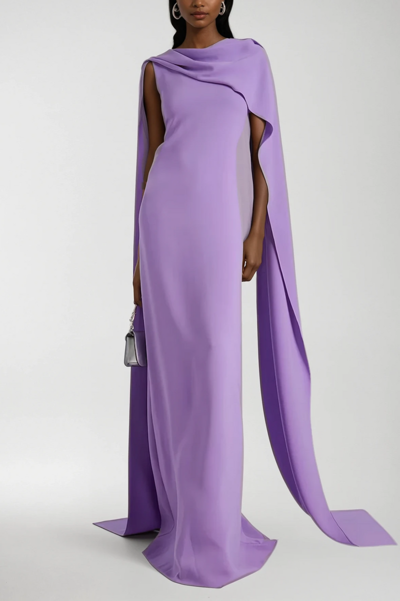 Candice Shawl Sleeveless Maxi Dress