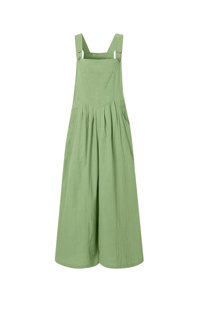 Candy Color Chest With Pocket Jumpsuits