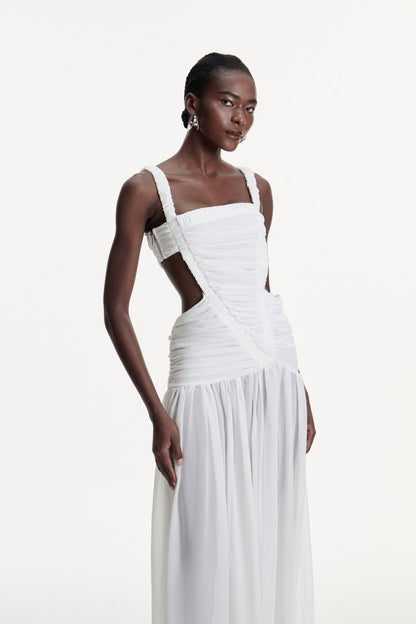 Candy Ruch Cutout Maxi Dress