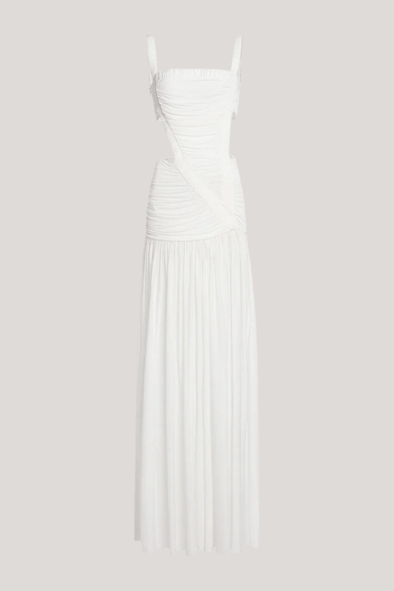 Candy Ruch Cutout Maxi Dress