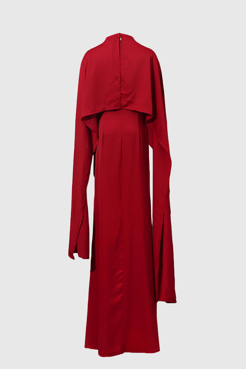 Cannon Shawl Ruch Maxi Dress