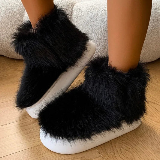 Plush Comfortable Warm Cozy Stylish Snow Boot