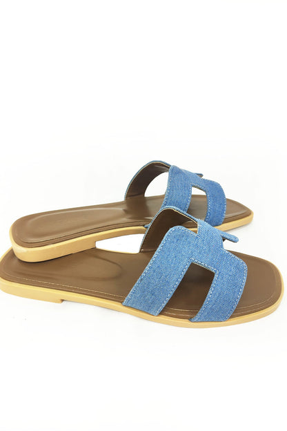 Flat Slide Sandals