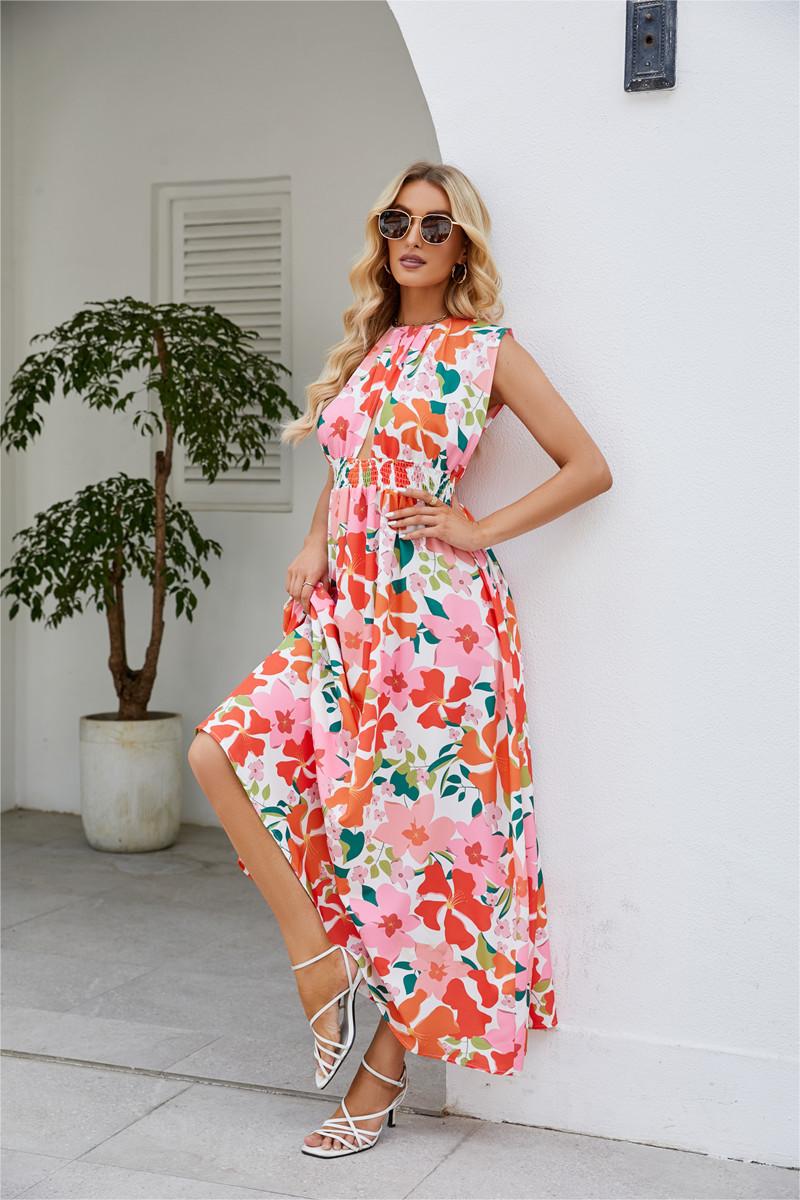 Sleeveless Cut-out Maxi Dress
