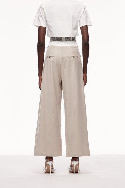 Cerdic Lapel Deconstruct Pants