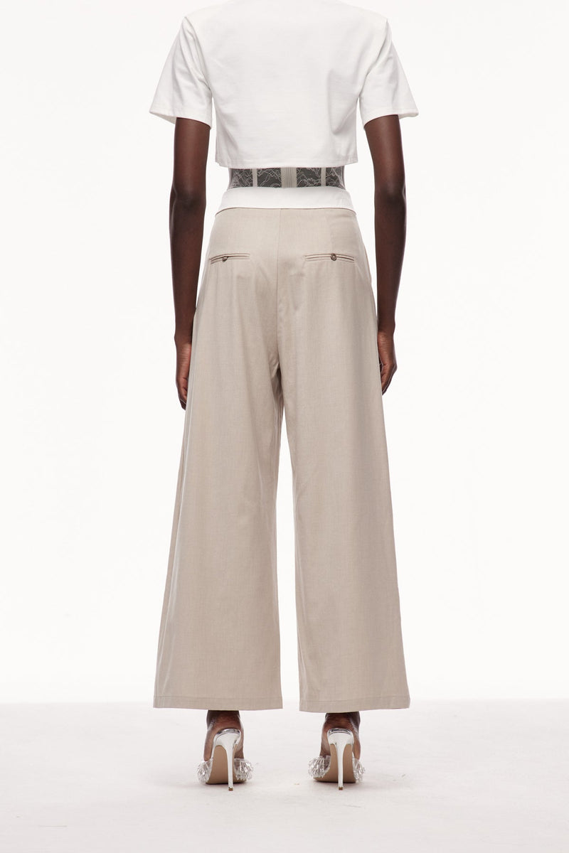 Cerdic Lapel Deconstruct Pants