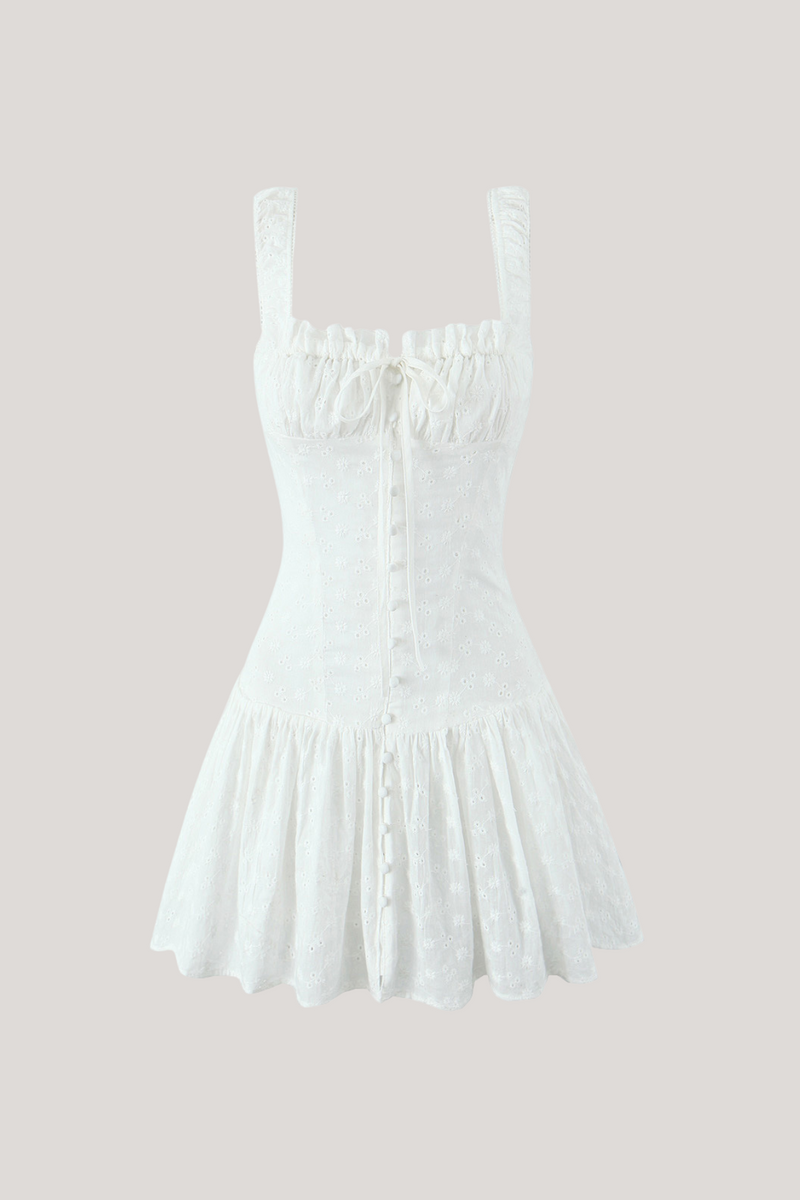 Chinwendu Sleeveless Ruffle Mini Dress