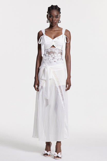 Chirag Lace Deconstruct Maxi Dress