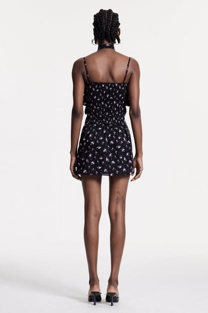 Christobel Spaghetti Ruffle Mini Dress