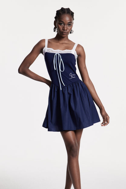 Christodoulos Lace Sleeveless Mini Dress