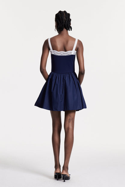 Christodoulos Lace Sleeveless Mini Dress