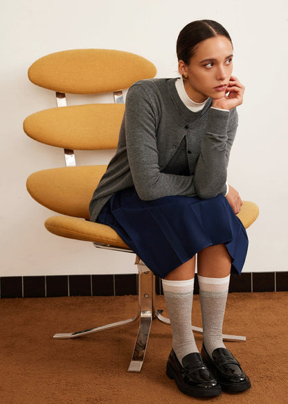 Classic Button-down Knit Cardigan