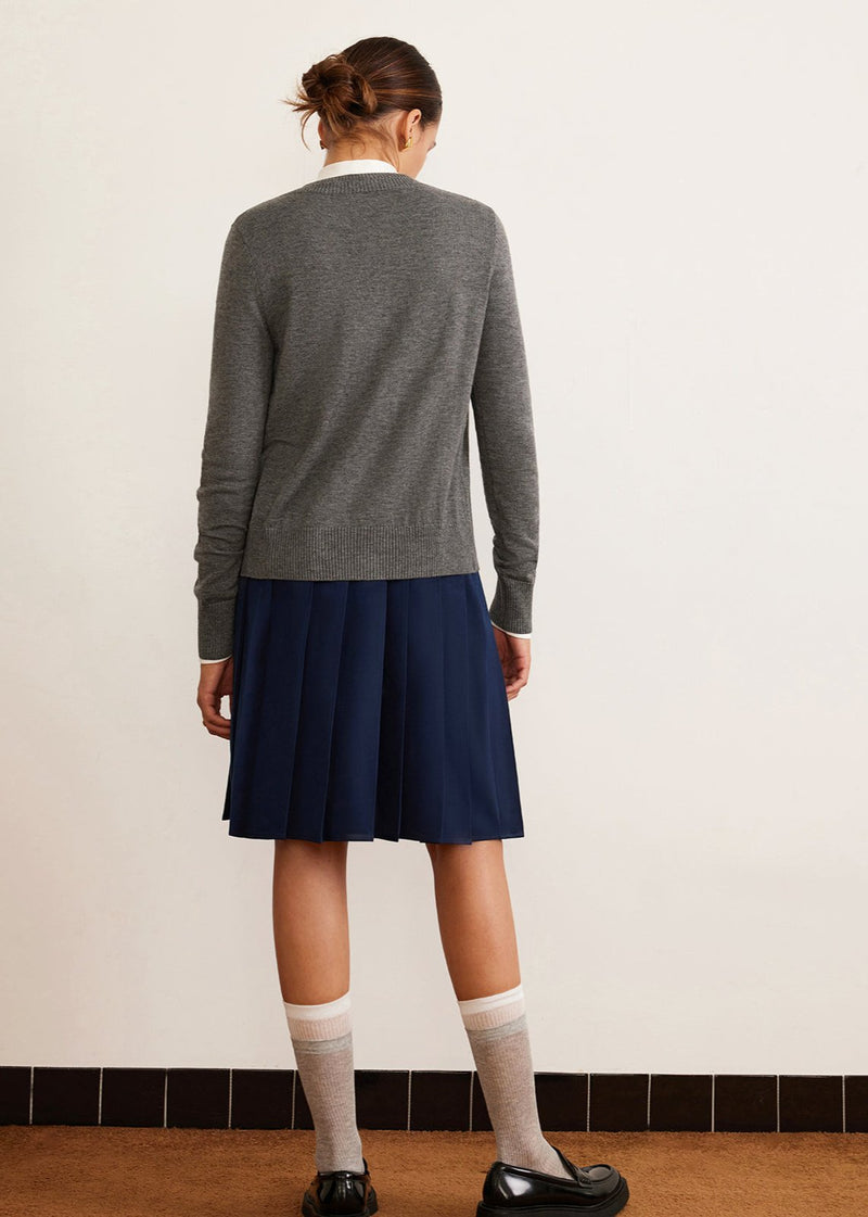 Classic Button-down Knit Cardigan
