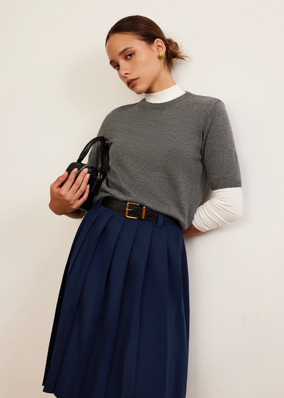 Classic Short Sleeve Sweater