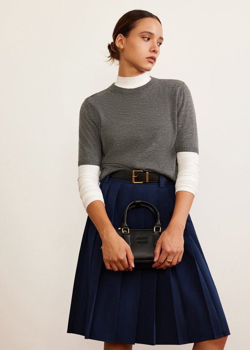Classic Short Sleeve Sweater