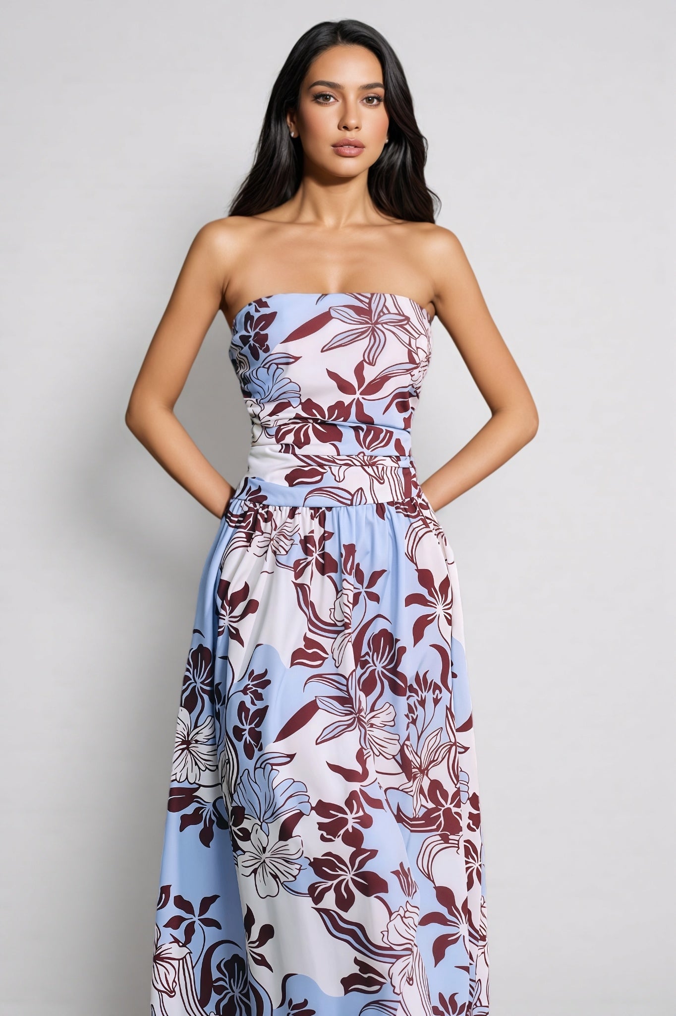 Ridhi Strapless Maxi Dress