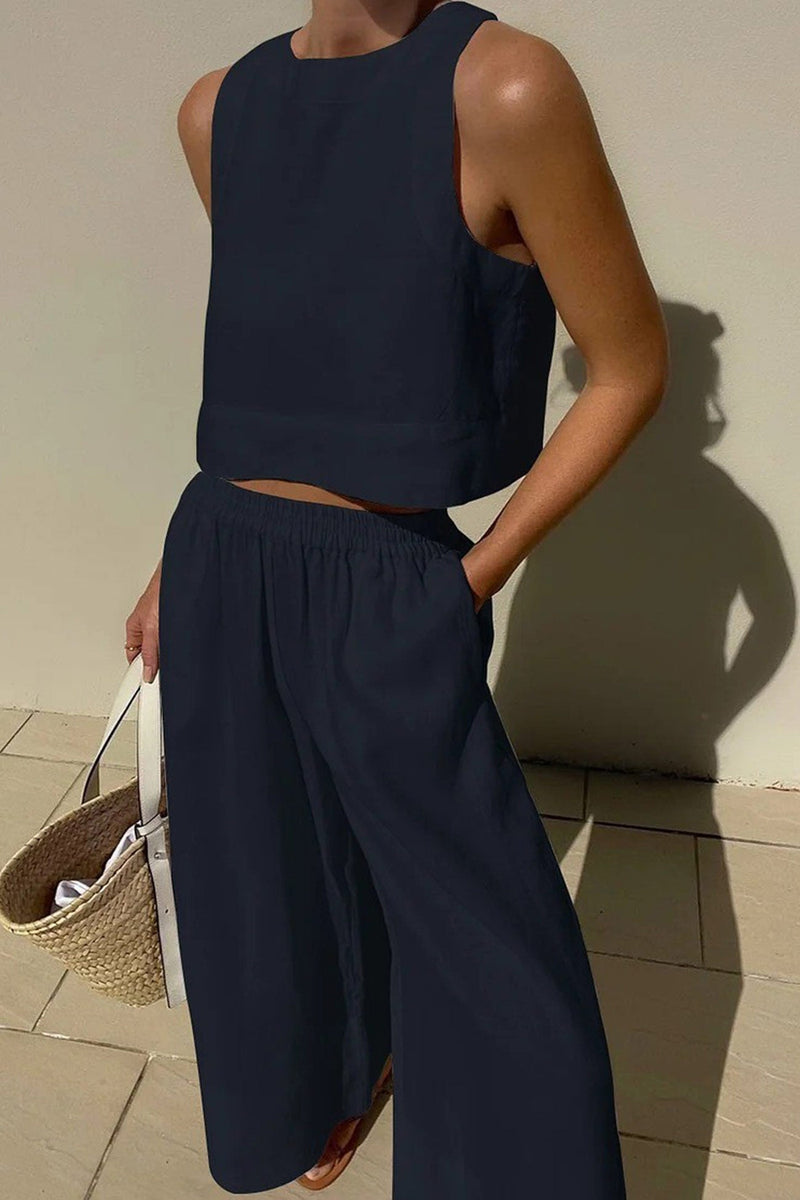 Tank Top Two-piece Pants Set