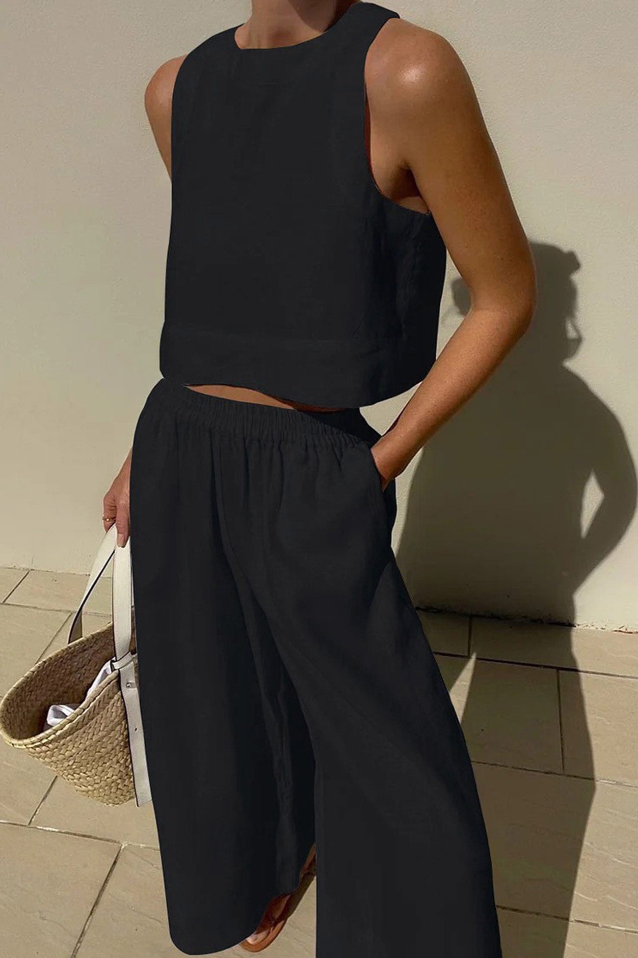 Tank Top Two-piece Pants Set