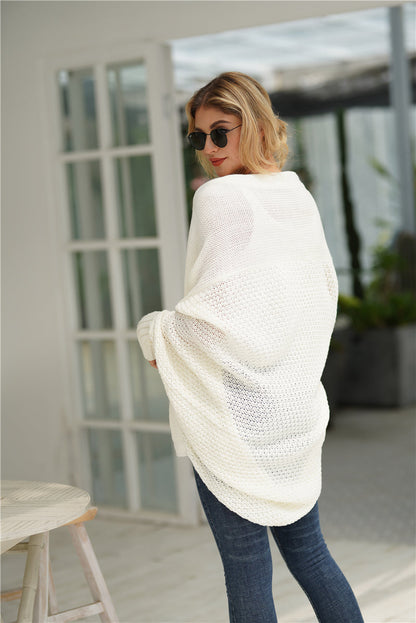 | Cream Batwing Easy on Cardigan