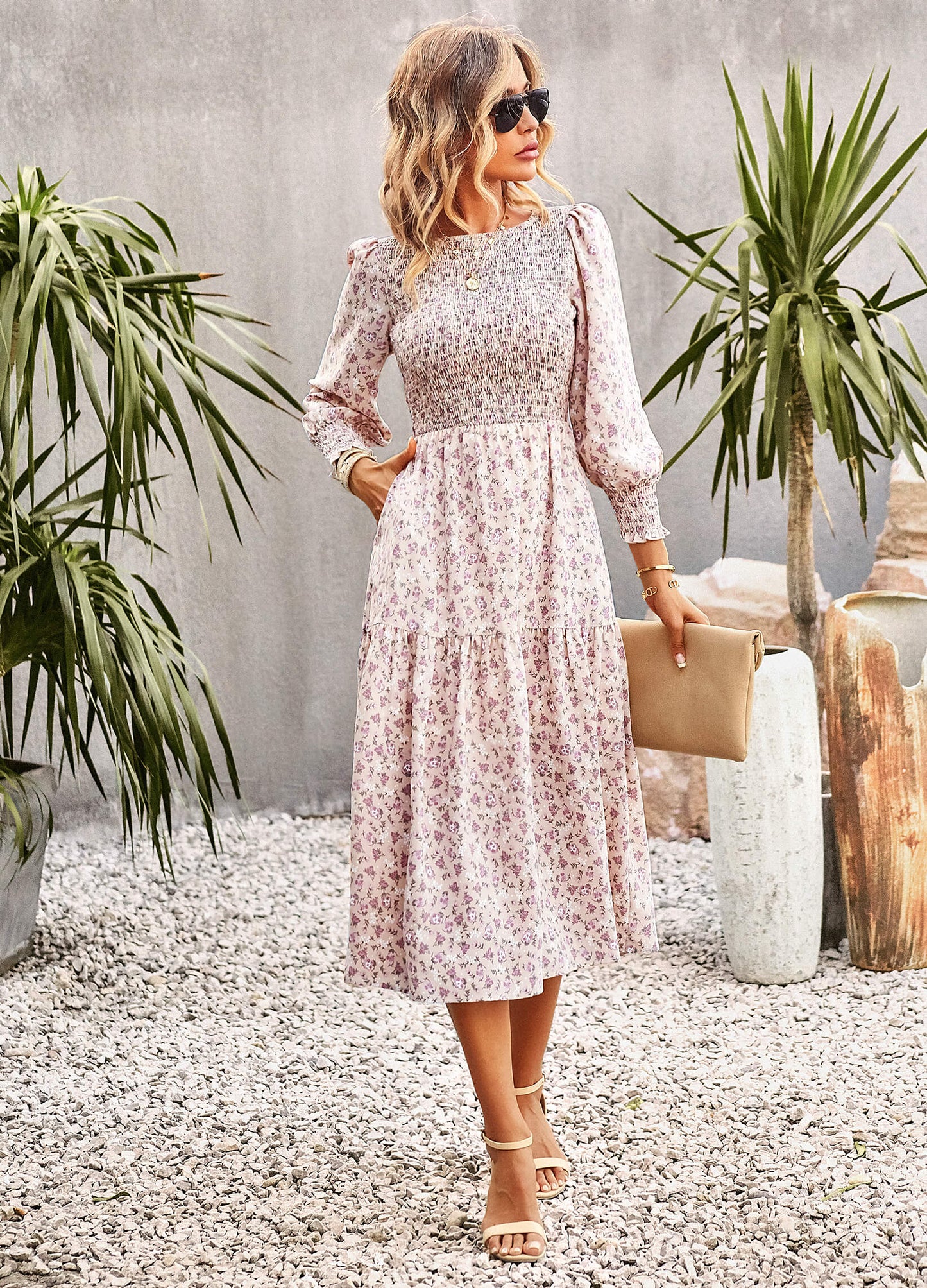 Trading Places Midi Dress - Crepe